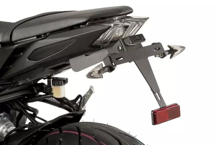 Puig License Support Yamaha Mt09 17-18'/Sp 18' - Moottoripyörän rekisterikilven telineet - D302460 - 1