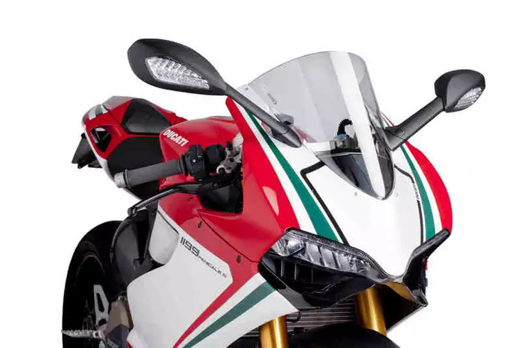 Puig Racing Screen Ducati Panigale / Superleggera - Moottoripyörän katteet ja tuulenohjaimet - D191700 - 1