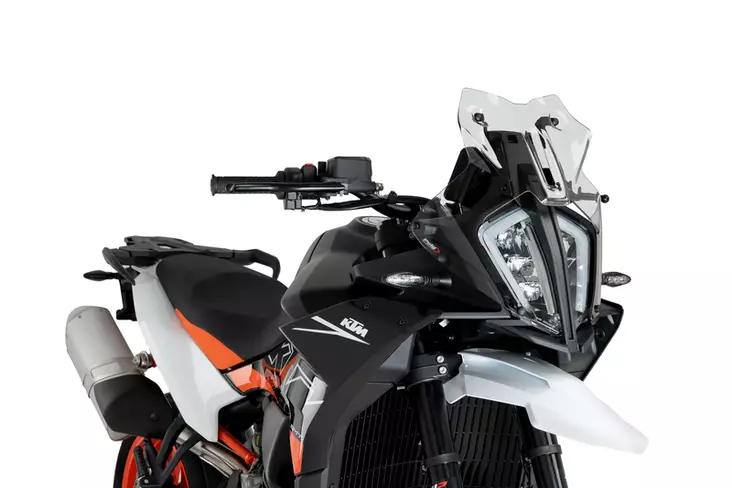 Puig Sport Screen Ktm 890 Smt 23'- C/Clear - Moottoripyörän katteet ja tuulenohjaimet - D510990 - 1