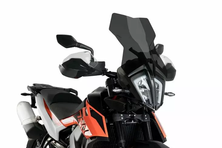 Puig Touring Screen Ktm 790 Adventure 19' C/Dark Smoke - Moottoripyörän katteet ja tuulenohjaimet - D338050 - 1