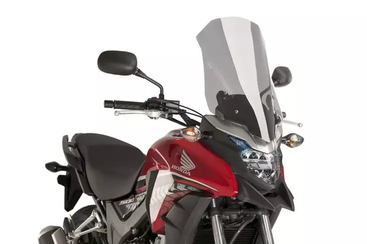 Puig Touring Screen N.G. Honda Cb500X 16'- C/Smoke - Moottoripyörän katteet ja tuulenohjaimet - D301780 - 1