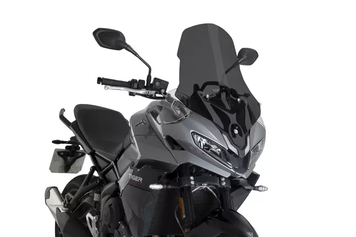 Puig Touring Screen Triumph Tiger Sport 800 25' C/Dark - Moottoripyörän katteet ja tuulenohjaimet - D537000 - 1