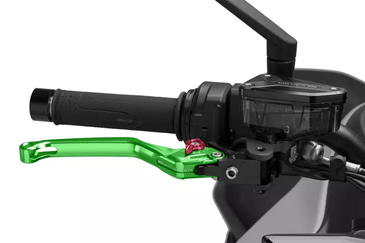 Puig Unfoldable Brake Lever 4.0. C/Green Selector C/Red - Moottoripyörän vivut ja vivunrungot - D529710 - 1