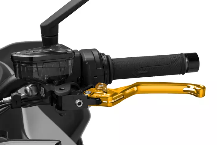 Puig Unfoldable Clutch Lever 4.0. C/Gold Selector C/Gol - Moottoripyörän vivut ja vivunrungot - D529740 - 1