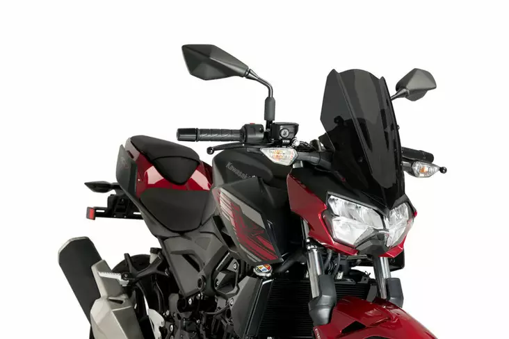 Puig Wind. New Generation Kawasaki Z400 19' C/Dark Smok - Moottoripyörän katteet ja tuulenohjaimet - D338110 - 1