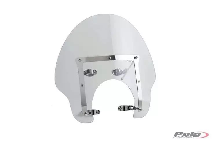 Puig Windshield Mod.America Ii + Fix Especial C/Clear - Moottoripyörän katteet ja tuulenohjaimet - D299110 - 1