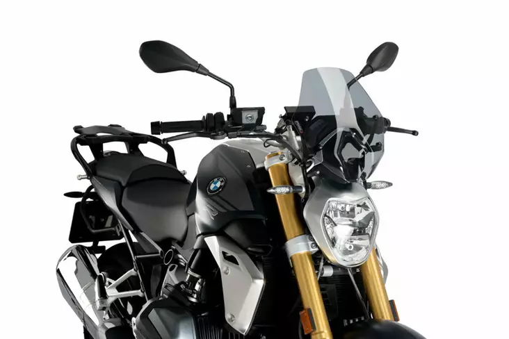 Puig Windshield Ng Sport Bmw R1250R 19'- + Supports C/S - Moottoripyörän katteet ja tuulenohjaimet - D338250 - 1
