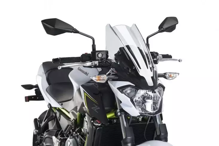 Puig Windshield Nng Touring Kawasaki Z650 17-18'C/Clear - Moottoripyörän katteet ja tuulenohjaimet - D302430 - 1