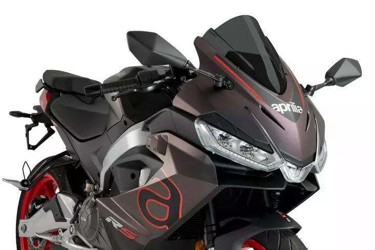 Puig Z-Racing Screen Aprilia Rs457 24' C/Dark Smoke - Moottoripyörän katteet ja tuulenohjaimet - D523830 - 1