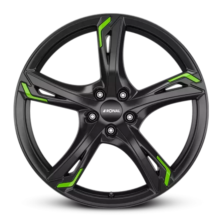 Ronal R62 Green JET BLACK alumiinivanne 8.5x20 - 20-tuumaiset alumiinivanteet - 499-183100 - 1