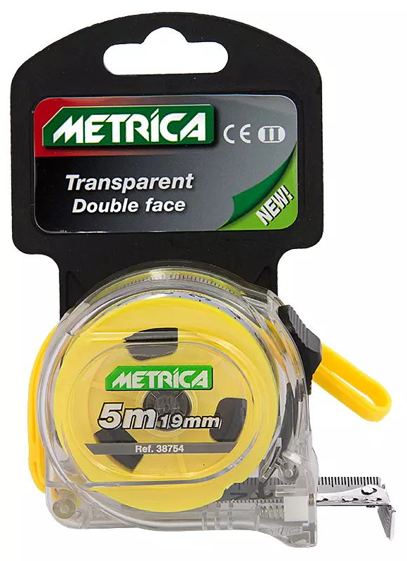 Rullamitta läpinäkyvä 5m 19mm - Rullamitat ja mittanauhat - LX2330 - 1