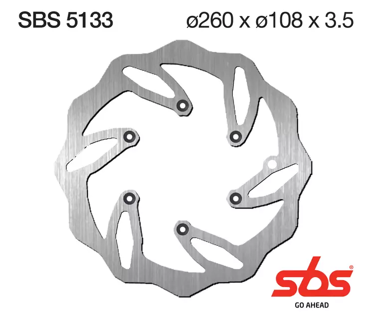 Sbs Jarrulevy Standard - Moottoripyörän jarrulevyt - D241760 - 1