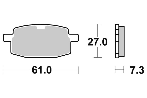 Sbs Jarrupalat Carbon Tech - Moottoripyörän jarrupalat - D220500 - 1