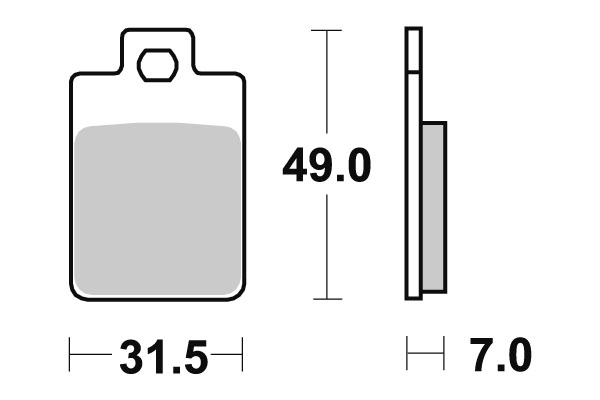 Sbs Jarrupalat Carbon Tech - Moottoripyörän jarrupalat - D220520 - 1