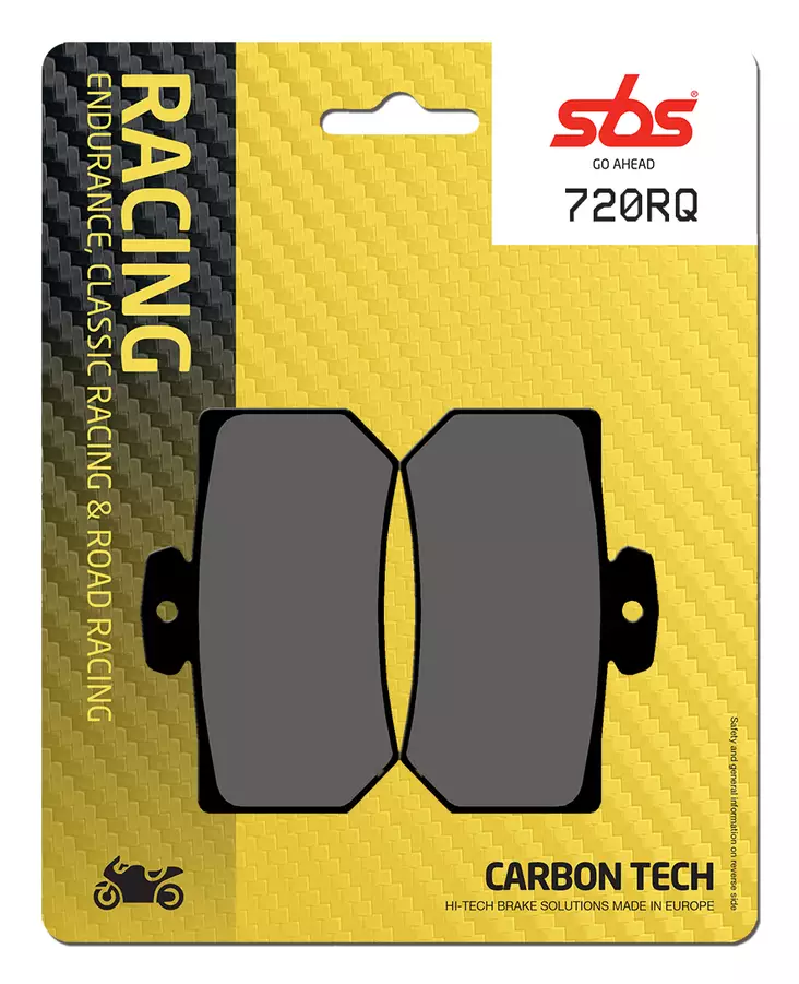 Sbs Jarrupalat Carbon Tech Taakse - Moottoripyörän jarrupalat - D2750 - 1