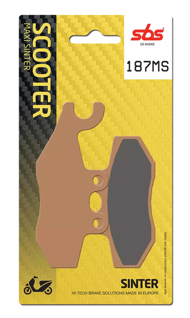 Sbs Jarrupalat Maxi Sinter - Mopon ja skootterin jarrupalat - D111310 - 1