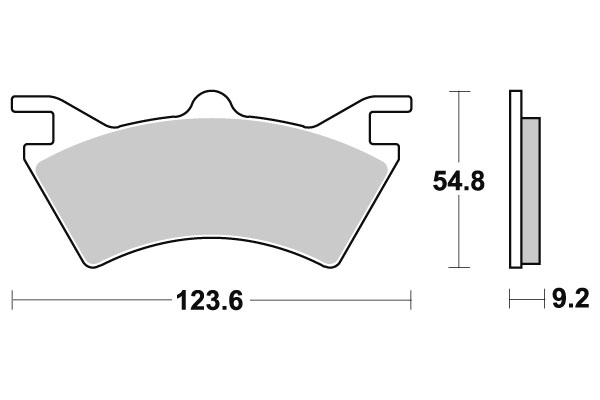 Sbs Jarrupalat Racing Sintered - Moottoripyörän jarrupalat - D220920 - 1