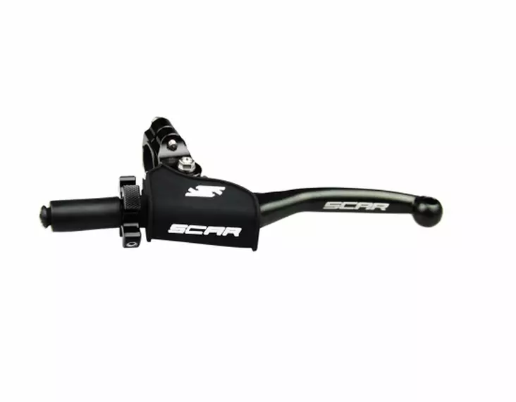Scar Pivot Clutch lever assembly - Universal 2ST/4ST with Easy Adjuster - Black - Moottoripyörän vivut ja vivunrungot - D520410 - 1
