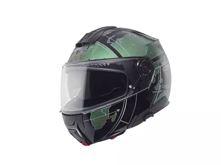 Schuberth Kypärä C5 Globe vihreä - Avattavat kypärät - D507310 - 1