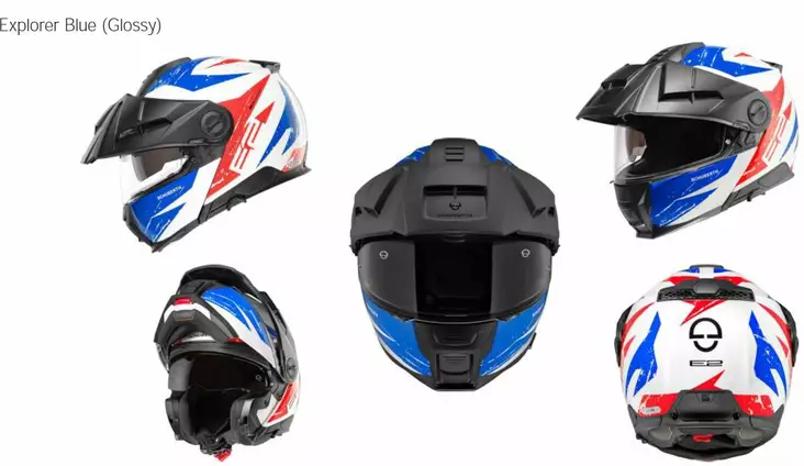 Schuberth E2 Explorer avattava kypärä sininen - Avattavat kypärät - D456240 - 1