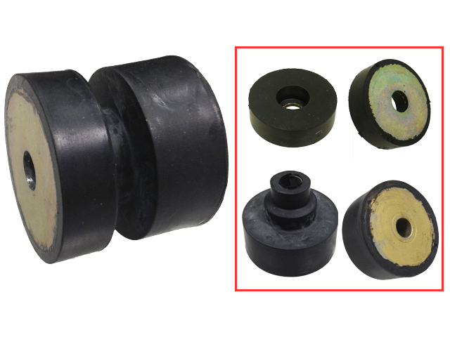 Sno-X Moottorikumi taakse Polaris - Moottorikelkan tukikumit ja kiinnikkeet - D146350 - 1