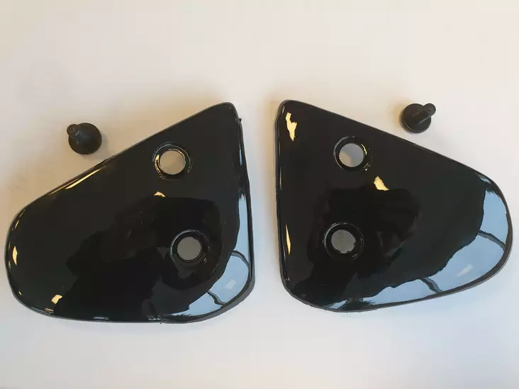 Snow People SP-1 visiirimekanismi sis 2 kpl ruuveja, musta - Avokypärät - D296230 - 1