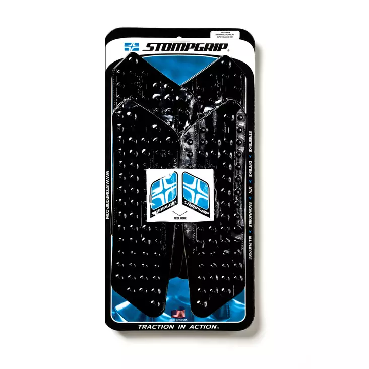 Stompgrip Snowmobile Tunnel Grip - Super Volcano : Black - Mönkijän satulanpäälliset - D270830 - 1