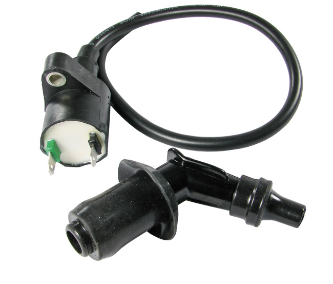 Sytytyspuola, 2-liitimellä, Yleismalli, Kiina-skootterit / Keeway / Kymco / Peug - Mopon ja skootterin sytytyspuolat - D79630 - 1