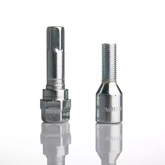 Tähtipää aluvannepultti 1,5mm nousu, 14mm, pituus 28mm - Pyöränpultit ja mutterit 14x1.50mm - 499-31840 - 1