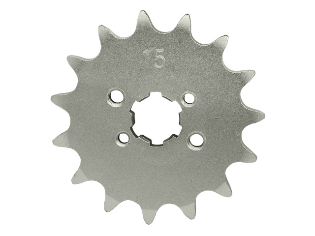 Tec-X Eturatas, 15 hammasta (420), Derbi Senda 00- / Aprilia 06- / Gilera 03- - Mopon eturattaat - D31870 - 1