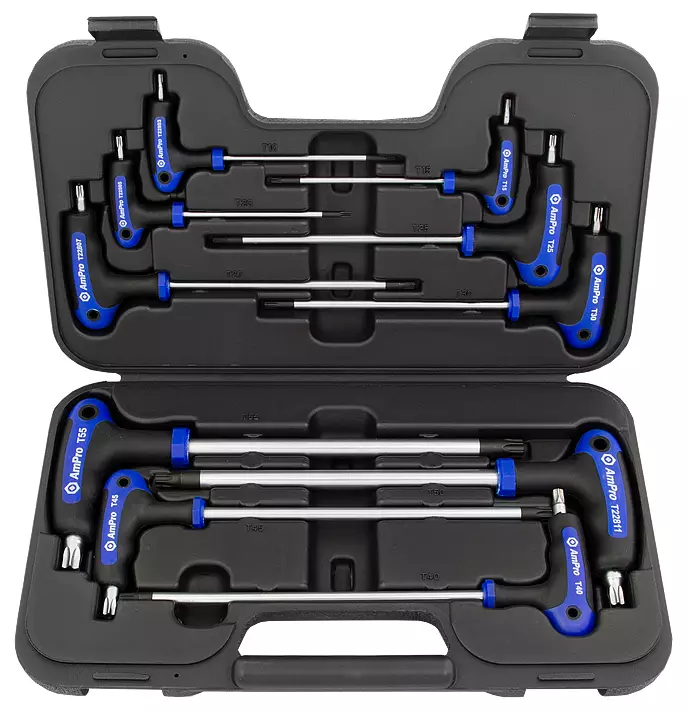 Torx-avainsarja 10-os. salkussa - Kuusiokoloavaimet - LX4880 - 1