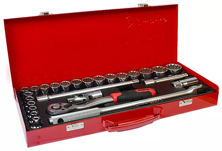 Työkalusarja 1/2" fits-all 26-os. - Hylsysarjat - LX960 - 1