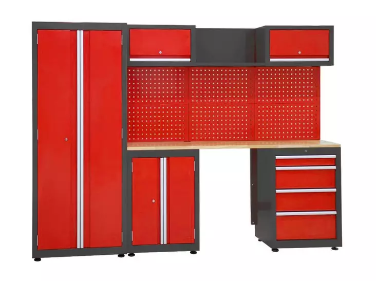 Työkaluseinä 4-väliä ilman työkaluja - Työkalukaapit - LX18400 - 1