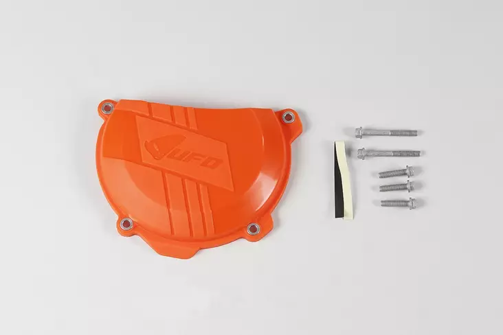 UFO Clutch cover SX-F250 13-15,SX-F350 11-15,EXC250 13-15,EXC-F350 12-15 Orange - Moottoripyörän moottorin kopat - D275760 - 1