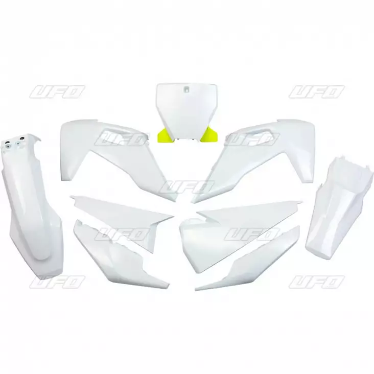 UFO Muovisarja 5-osainen Valkoinen 041 HVA TC/FC 125-450 19-22 - Offroad muovisarjat - D268640 - 1