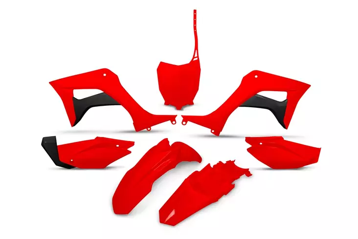 UFO Plastic kit 5 -parts Punainen 070 CRF110F 2019- - Offroad muovisarjat - D402870 - 1
