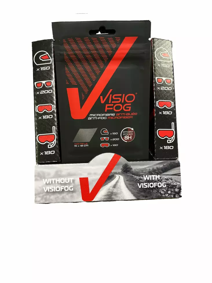 VISIOFOG Full counter Display Antifog microfiber wipe x20 - Muut vaatteet ja varusteet - D538360 - 1