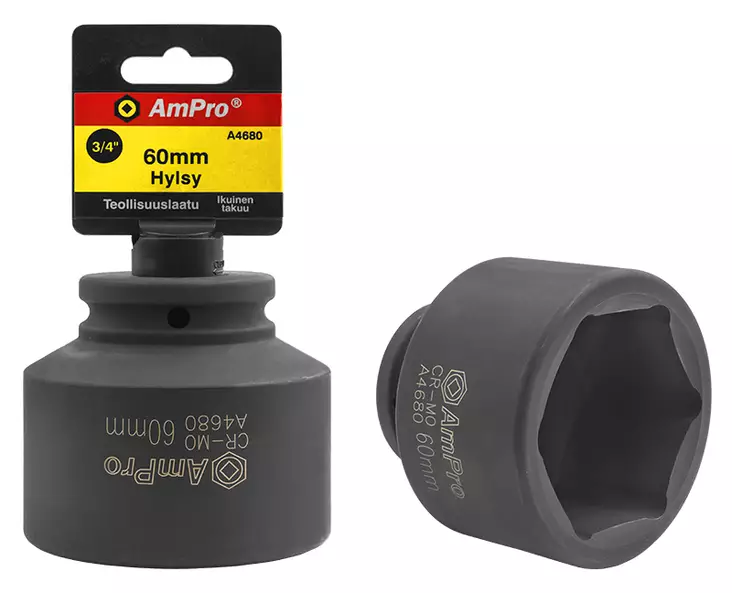 Voimahylsy 3/4" 60 mm - Hylsyt ja voimahylsyt - LX3610 - 1
