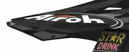 Airoh Twist 2.0 Lipan pidennysosa lyhyt musta - Offtoad kypärien lipat - D388791 - 1