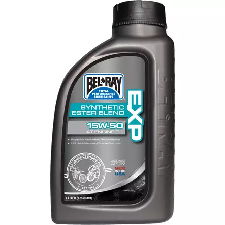 Bel-Ray EXP 15W-50 Synthetic Ester Blend 4T Engine Oil 1L - Moottoriöljyt - D100931 - 1