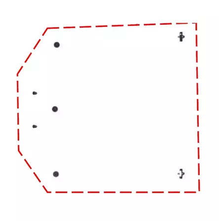 DFK Katon asennussarja Can-Am Traxter - DFK hyttien varaosat ja tarvikkeet - D510321 - 1