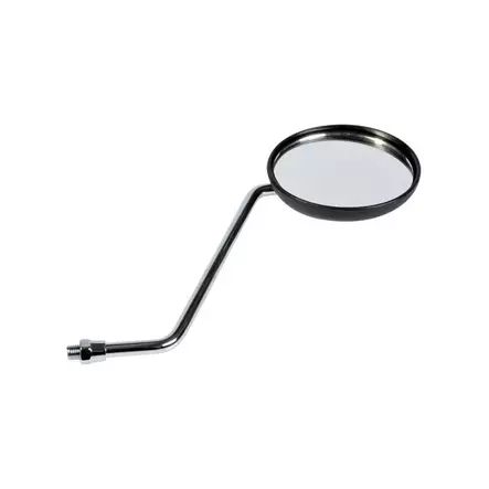 Forte Peili, Vasen / Oikea, Yleismalli, Musta / Kromi, M10 - Mopon ja skootterin peilit - D479041 - 1