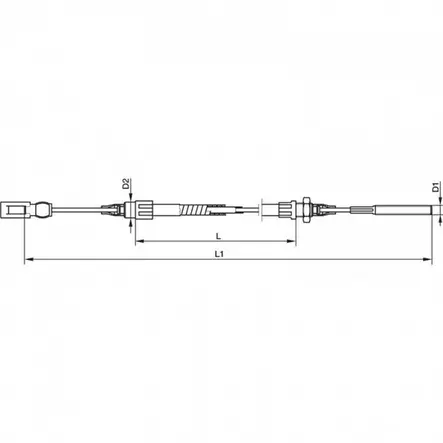 Jarrukaapeli al-ko: lle longlife, hl 1130 mm / gl 1385 mm - Tarvikevaraosat - 2088800401 - 2