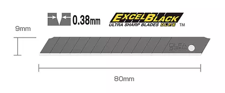 Katkoteräveitsen varaterät erikoisterävä - Työkalut - LX12891 - 2