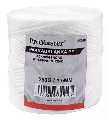 Pakkauslanka pp 250g / 1,5mm - Peitteet ja pressut - LX1691 - 1