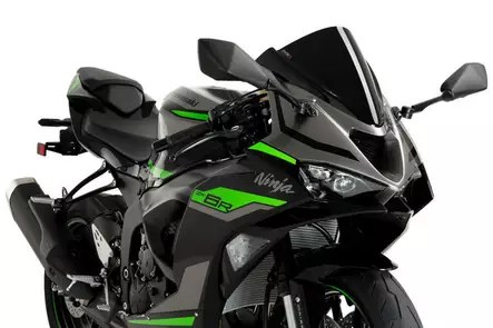 Puig Z-Racing Screen Kawasaki Zx-6R 24' C/Black - Moottoripyörän katteet ja tuulenohjaimet - D501831 - 1