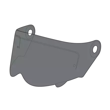 SIMPSON Darksome visiiri vaalea savu - Kypärän visiirit - D380901 - 1