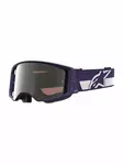 Alpinestars Goggle Supertech LTD HUNTA96 XXV PURPLE WHITE MIRROR SILVER - Crossilasit - D523191 - 1