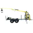 ATV Metsäkärry 450-II Hydraulisella vedolla, vinsillä ja aisan käännöllä - Mönkijän tukkikärryt - D387651 - 2