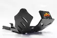AXP Xtrem HDPE Skid Plate Black KTM EXC250/EXC300/XCW250/XCW300 17-23 - Moottoripyörän pohjapanssarit - D243641 - 1